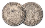 SPAIN 3PC 1734-1771 1/2-2 REALES COIN SET FINE
