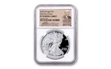 2020-W $1 1-oz American Silver Eagle NGC PF70UC First Day of Issue w/Weinman Label