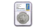 2020 Canada $5 1-oz Silver Maple Leaf NGC MS70 First Day of Issue 