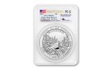2019 5-oz Silver America the Beautiful – River of No Return PCGS MS69 Proof-Like First Strike w/Mercanti Signature