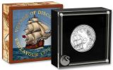 2020 Australia $1 1-oz Silver Voyage of Discovery Endeavor Proof