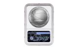 2020-P $1 Silver Basketball Hall of Fame NGC MS70 First Day of Issue