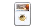 2020-W $5 Gold Basketball Hall of Fame NGC PF69 First Releases