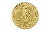 2020 Great Britain £100 1-oz Gold Queen’s Beasts White Horse of Hanover BU