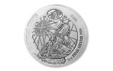 2020 Rwanda 50 Francs 1-oz Silver Nautical Mayflower BU