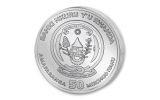 2020 Rwanda 50 Francs 1-oz Silver Nautical Mayflower BU