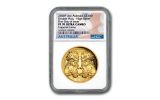 2020 Australia $200 2-oz Gold Forbidden City Imperial Lion Double Pixiu High Relief NGC PF70UC First Day of Issue