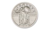 Intaglio Mint 2-oz Silver 1917 Standing Liberty Quarter Type II Tribute Gem BU