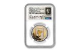 22020 Isle of Man £5 1-oz Gold Penny Black Ultra High Relief Proof NGC PF69UC First Day of Issue w/Maklouf Signature & Custom Label