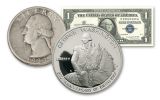 1932–1982 Tribute to George Washington Coin & Currency 3-pc Set