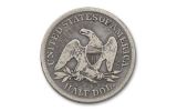 1853 Seated Liberty Silver Half Dollar Arrows and Rays Fine
