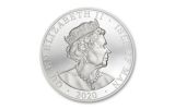 2020 Isle of Man 2 oz Silver Noble Piedfort Ultra High Relief Proof Coin GEM Proof OGP