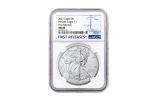 2021 $1 1-oz Silver Eagle NGC MS69 First Releases 