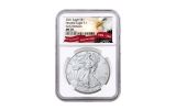 2021 $1 1-oz Silver Eagle NGC MS70 Early Releases w/Eagle Label