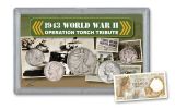 1943 WWII Operation Torch 5-pc Tribute Set w/ North African Note