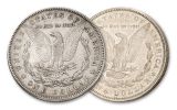 1878-P Morgan Silver Dollar Rev78/Rev79 2-pc Set XF