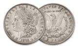 1878-P Morgan Silver Dollar Rev78/Rev79 2-pc Set XF