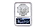 2021 $1 1-oz Silver Eagle NGC MS70 First Day of Issue w/Biden Label