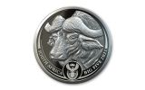 2021 South Africa 1-oz Silver Big 5 Buffalo Proof 