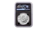 2021 South Africa 1-oz Silver Big 5 Buffalo NGC MS70 FDP One of First 450 Issued w/Black Core & Big 5 Label 