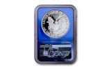 2021-W $1 1-oz Silver American Eagle Type 1 “Congratulations Set” Proof NGC PF70UC First Day of Issue w/Blue Foil Core & 35th Anniversary Label