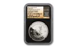 2021 South Africa 1-oz Silver Krugerrand Proof NGC PF70UC First Day of Production One of First 312 w/Black Core & Gold Honey Signature Label
