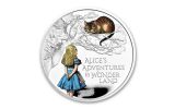 Great Britain 2021 £2 1-oz Silver Alice's Adventures in Wonderland Colorized Proof