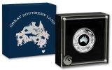 Australia 2021 $1 1-oz Silver Great Southern Land Mother Of Pearl Proof