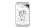 Australia 2021 $1 1oz Silver Dragon Bar Proof