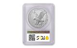 2021-W $1 1-oz Type 2 Burnished Silver Eagle PCGS MS69 First Strikes w/Flag Label 