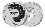 2022 Tuvalu $1 1-oz Silver James Bond BU