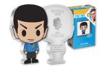 2021 Niue $2 1-oz Silver Star Trek™ Spock Chibi™ Colorized Proof