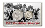 1947 Philippines Silver MacArthur BU 2pc Set