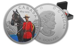 Canada 2023 1oz Silver Royal Canadian Mounted Police Colorized Proof 