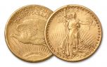 1907-1933 20 Dollar Saint-Gaudens XF