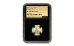 2023 $5 1/10 oz Gold Eagle NGC PF70UC First Day of Issue Exclusive Gold Foil Label Black Core