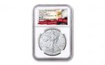 2021(P) $1 1-oz Silver Eagle Type 1 Struck At Philadelphia Emergency Production NGC MS70 First Releases w/Eagle Label