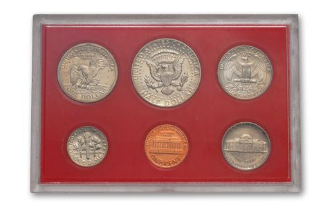 Lot of 10 Sets 1980 Through 1989 PROOF sets