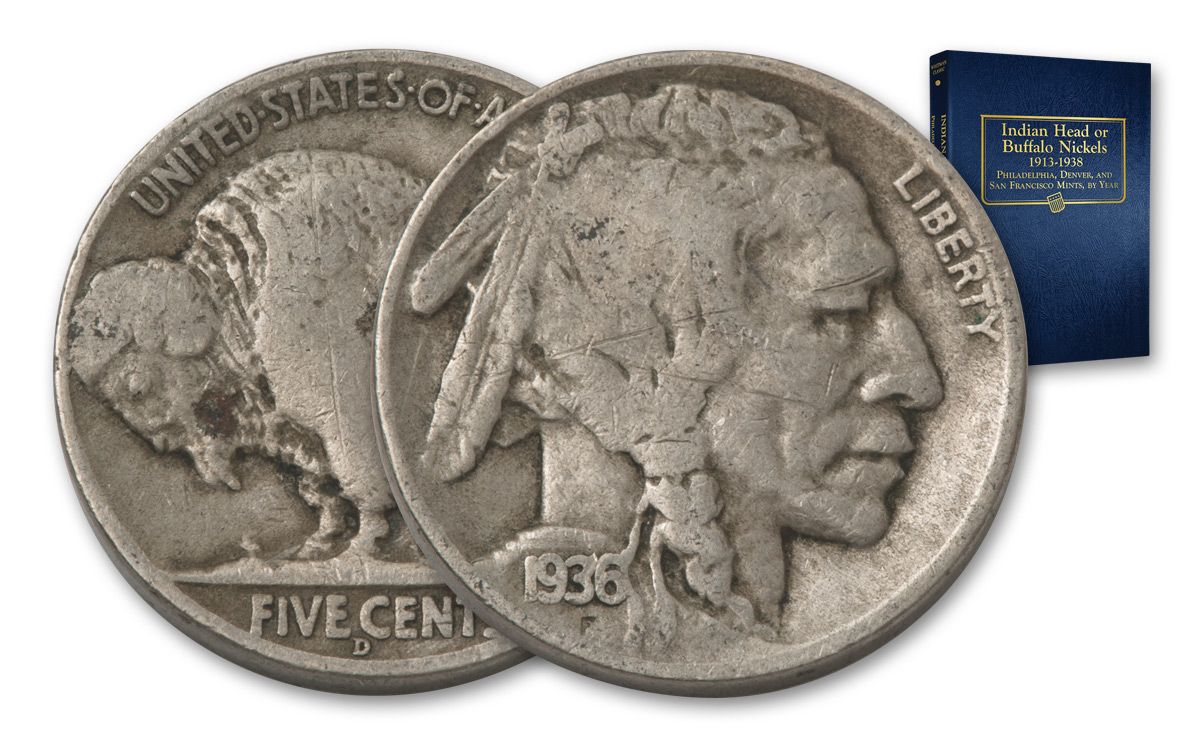 1930-1938 Classic Buffalo Nickel Set