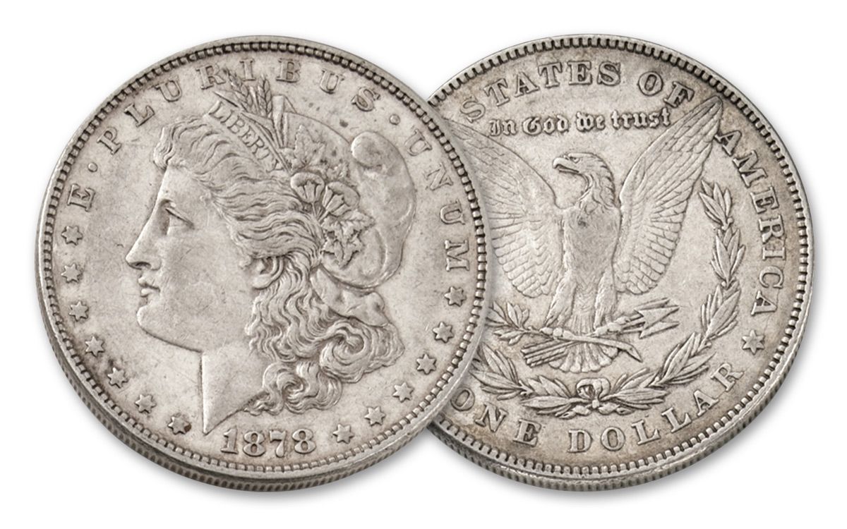 アンティークコイン コイン 金貨 銀貨 [送料無料] 1878 P 7-Tail