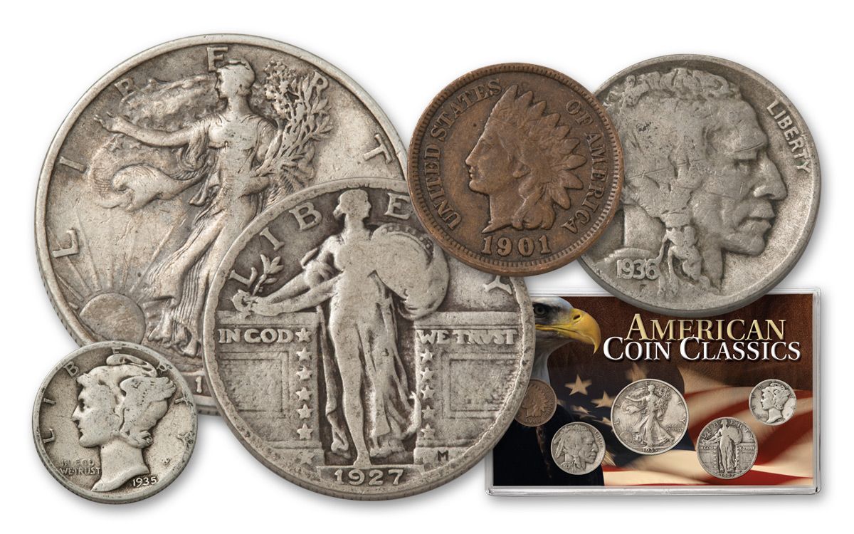 American Classics Coin Collection 5 Pieces - Fine