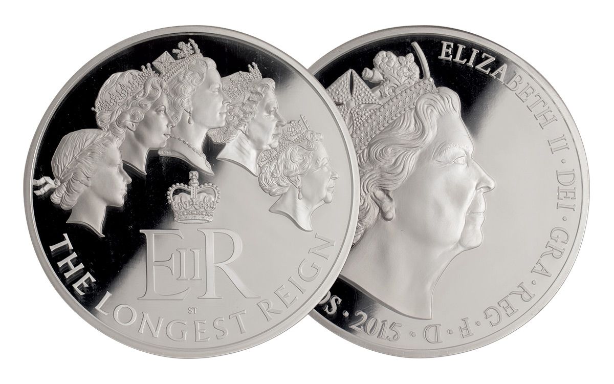 Queen Elizabeth II Longest Reign 2015 Silver-Plated Collector's Spoon QC011 