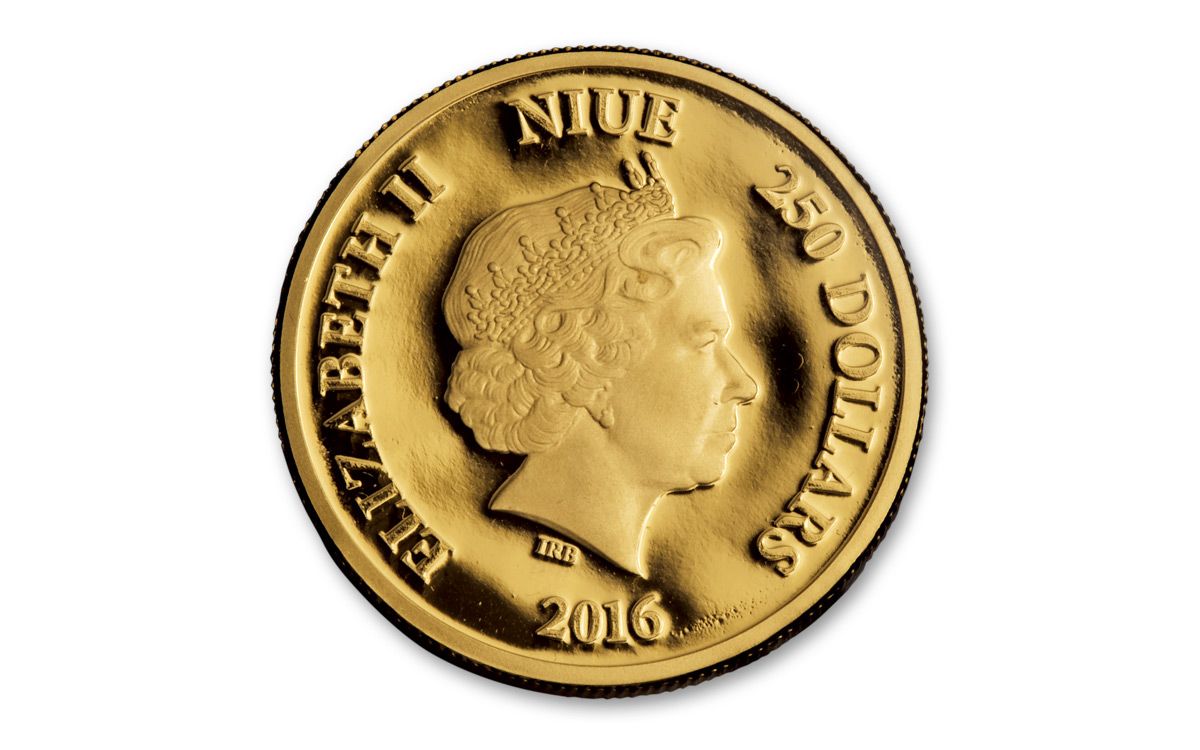 2016 Niue 1-oz Gold Star Wars Leia Proof PF70 UC FR Coin | GovMint.com