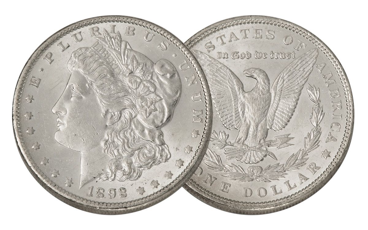 1892-P Morgan Silver Dollar BU | GovMint.com