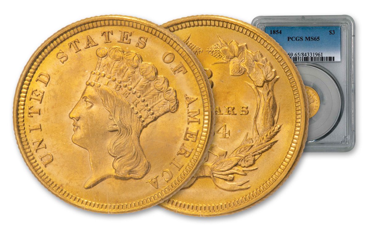 $3 Indian Princess Gold Coins - Unique, Low Mintage Coins