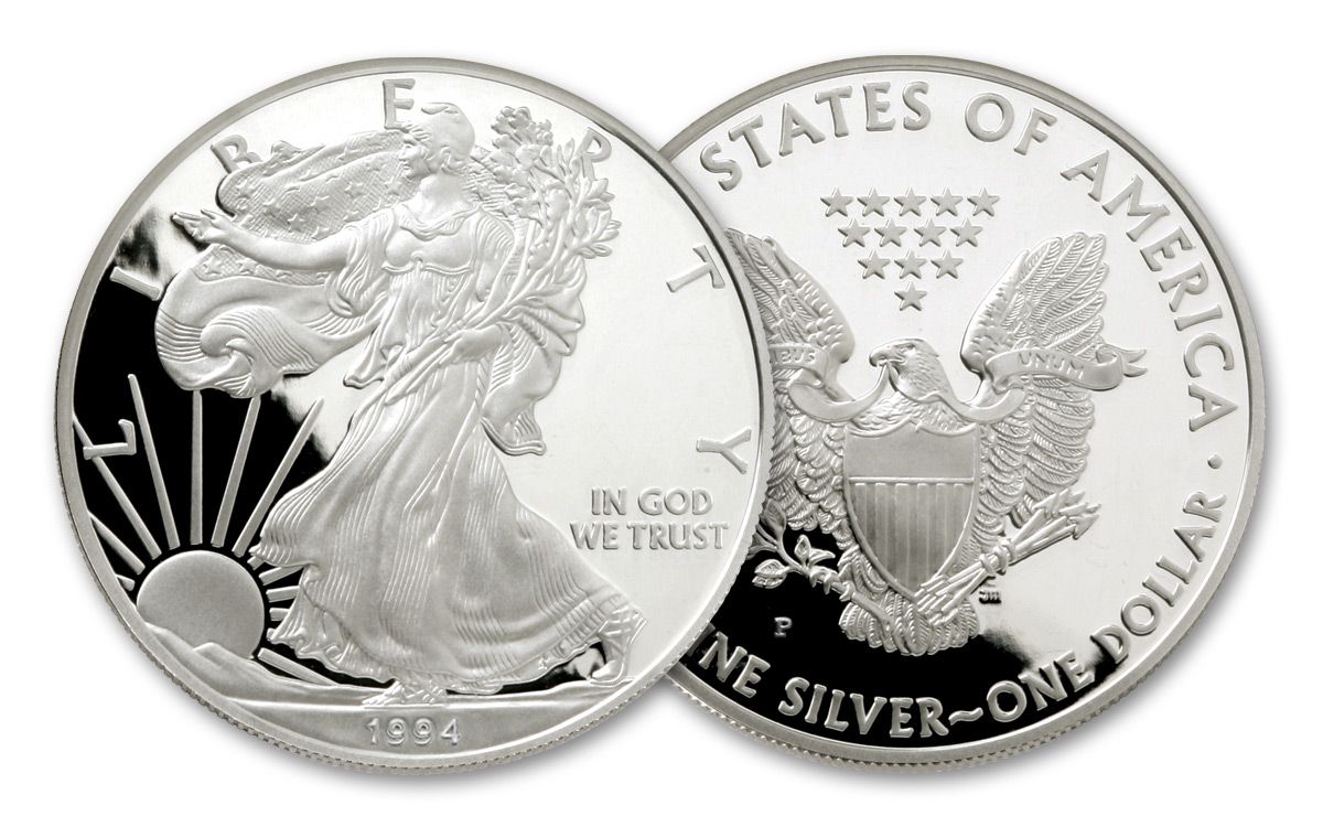 1994-P $1 1-oz Silver American Eagle Proof | GovMint.com
