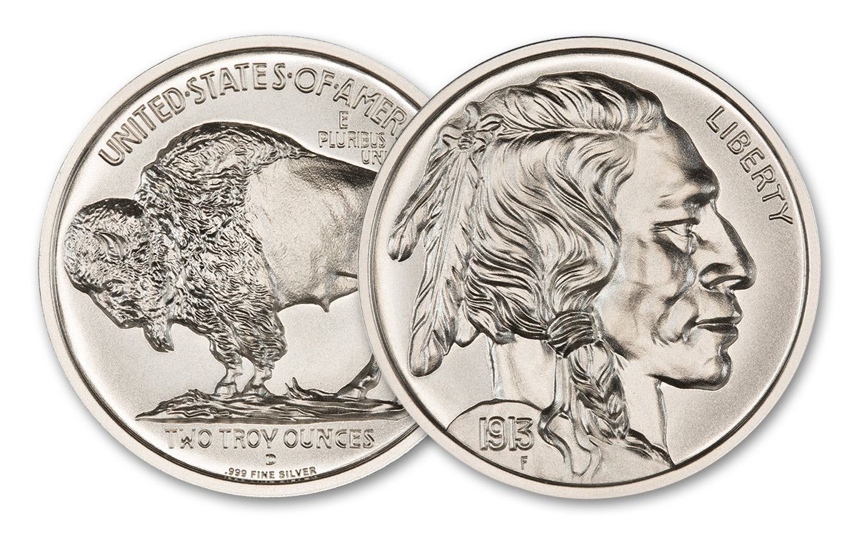 2-oz Silver American Coin Treasures Buffalo | GovMint.com