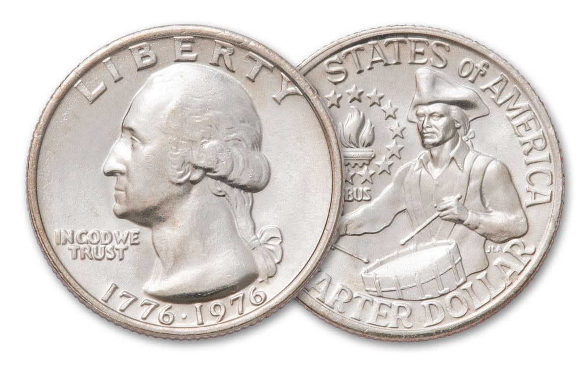 Bicentennial Ike Dollar & $2 Note Set 1776-1976