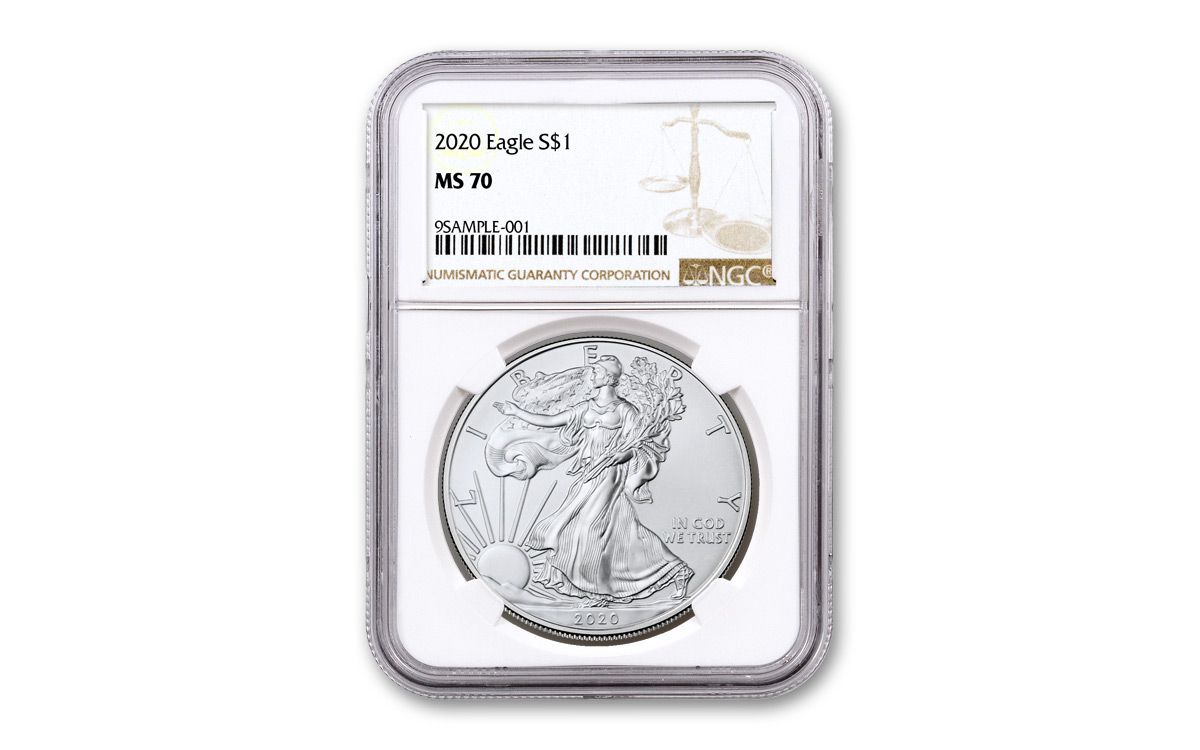 NGC MS70 2020 American Silver Eagle 