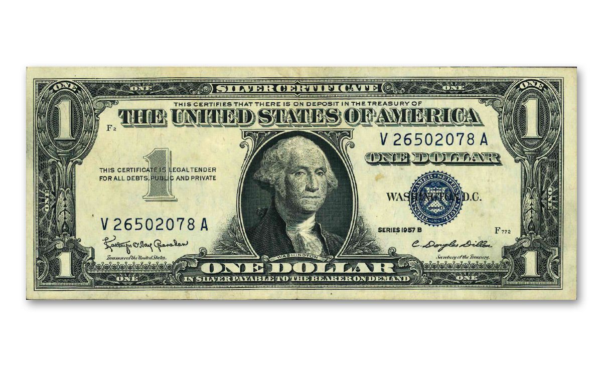 Mavin  1957 1$ dollar silver note
